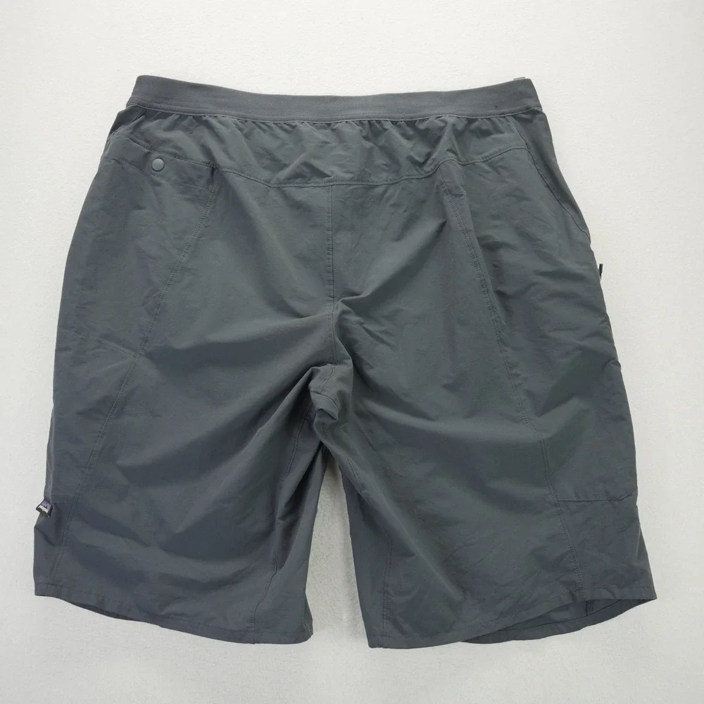 Patagonia Mens Landfarer Shorts‎ 38 Forge Grey Hiking Outdoor Stretch Nylon Gray